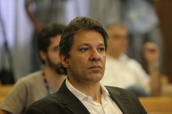 O prefeito de São Paulo, Fernando Haddad. Foto: Nilton Fukuda/Estadão