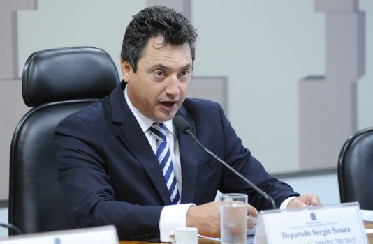 O deputado federal Sérgio Souza (PMDB-PR). Foto: Lucio Bernardo/Agência Câmara