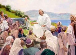 Jesus ensina oração no sermão