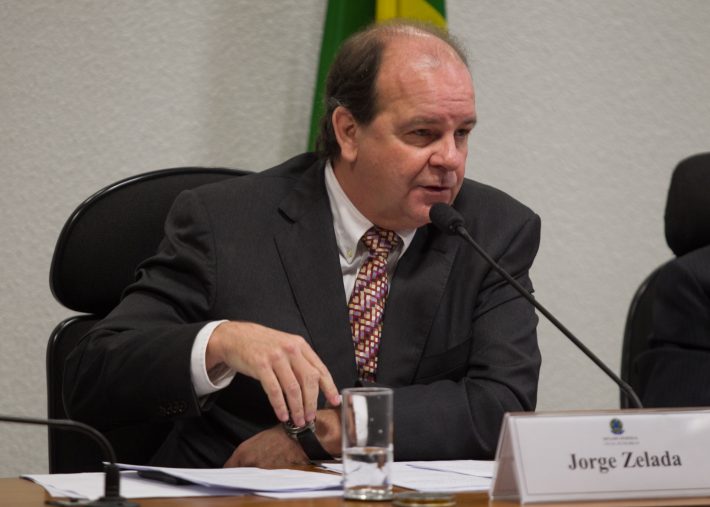 Jorge Zelada prestou depoimento à CPI da Petrobrás no Senado, em maio de 2014. Foto: Ed Ferreira/Estadão