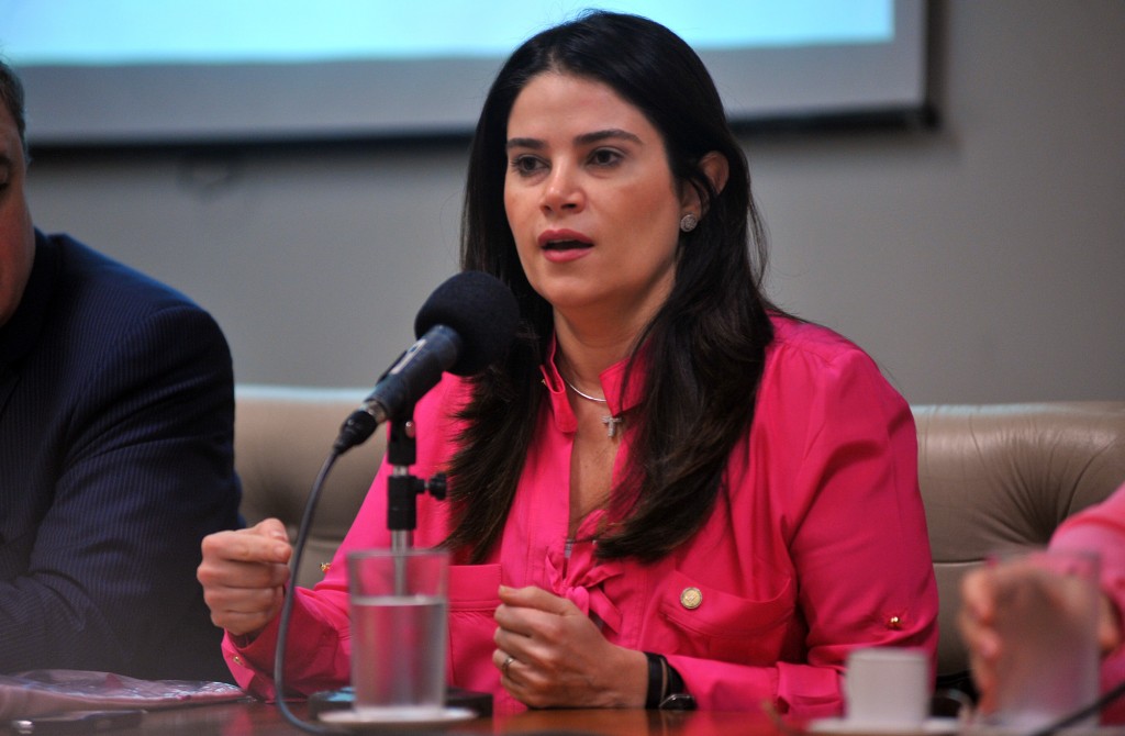 Aline Corrêa. Foto: Zeca Ribeiro/Câmara dos Deputados