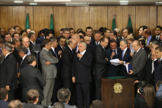 Posse dos novos ministros do governo Temer. Foto: Dida Sampaio/Estadão