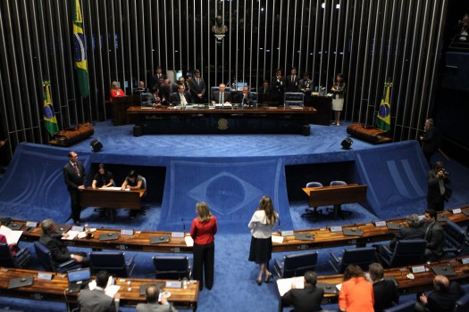 Senado vota abertura ou não do processo de impeachment da presidente Dilma. Foto: Wilton Júnior/Estadão