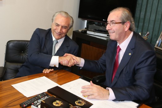 Michel Temer e Eduardo Cunha - 2015. Foto: André Dusek/Estadão