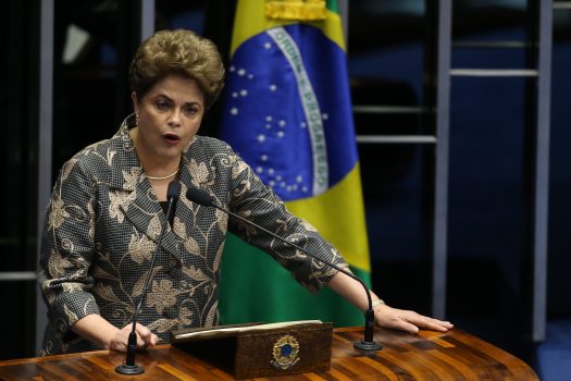 Dilma discursa no plenário do Senado. Foto: Dida Sampaio/Estadão