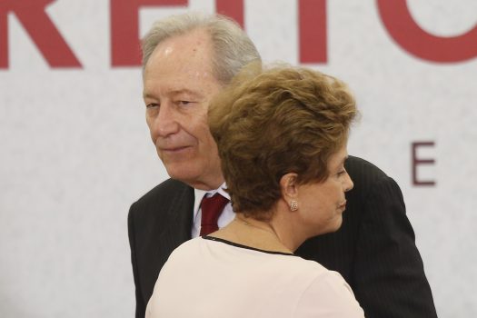 A presidente afastada Dilma Rousseff e o presidente do Supremo Tribunal Federal, Ricardo Lewandowski. FOTO DIDA SAMPAIO/ESTADÃO