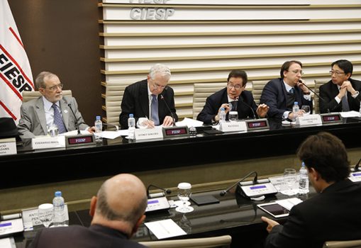 Reunião do Conselho Jurídicos, da Fiesp, que discutiu alterações na lei sobre abuso de autoridade. Foto: Helcio Nagamine/Fiesp