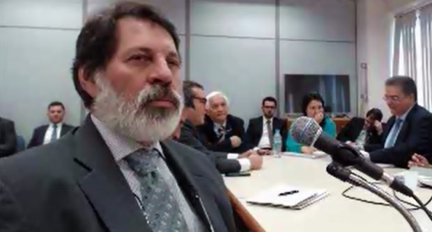 Delúbio Soares é interrogado por juiz Sérgio Moro / Reprodução