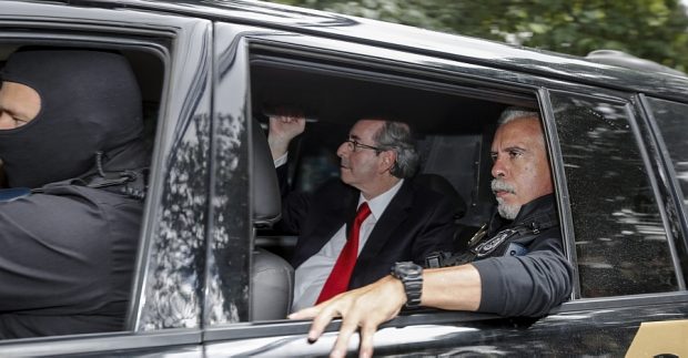 Eduardo Cunha chega para depor a Moro / Foto: Paulo Lisboa/Brazil Photo Press