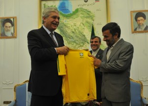 Miguel Jorge e Ahmadinejad